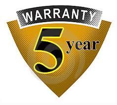 5yr warranty 1